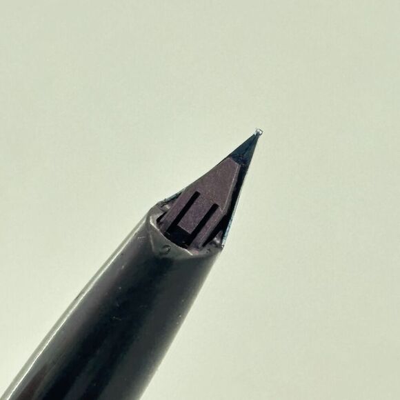 Vintage Sheaffer Targa Version 1 Chrome Fountain Pen Shows Wear on Body Rare - Picture 8 of 11